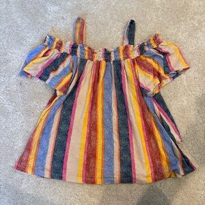 Colorful Striped Kids Top